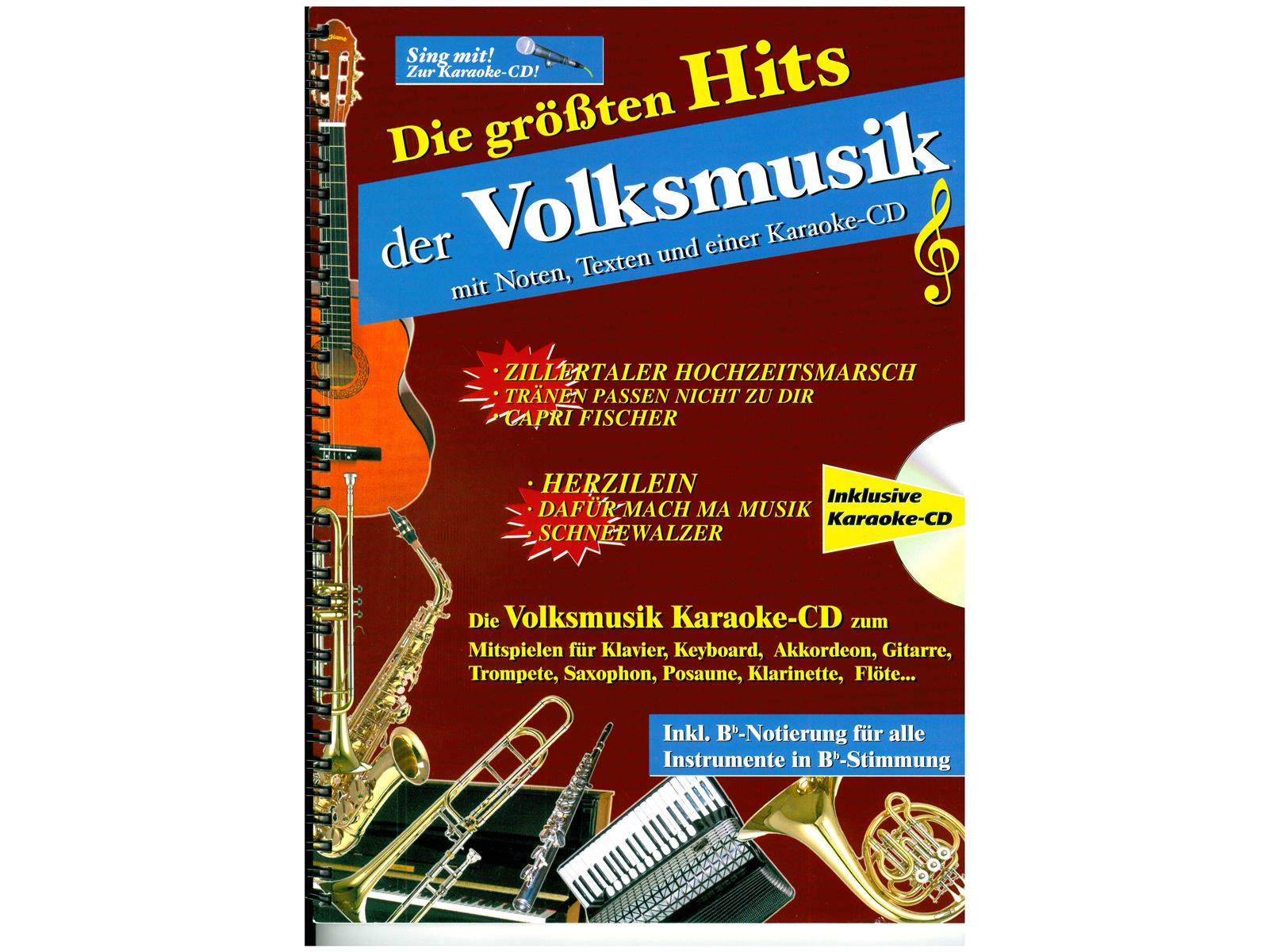 Die größten Hits der Volksmusik +CD