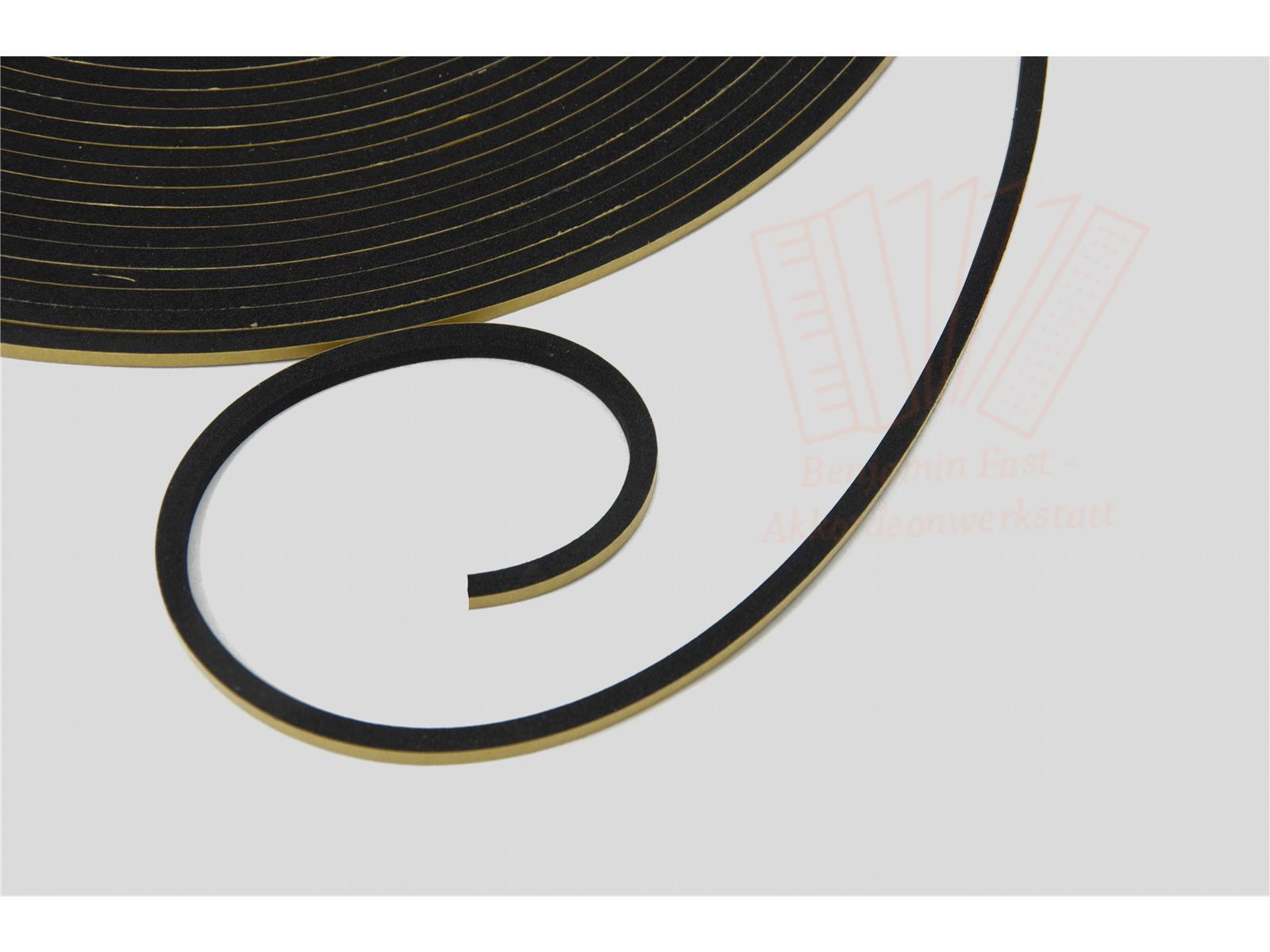Balgdichtung schwarz 4x5 mm selbstklebend