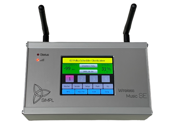 Funksystem Akkordeon Wireless Music SE Soundboard SiMPL Technology