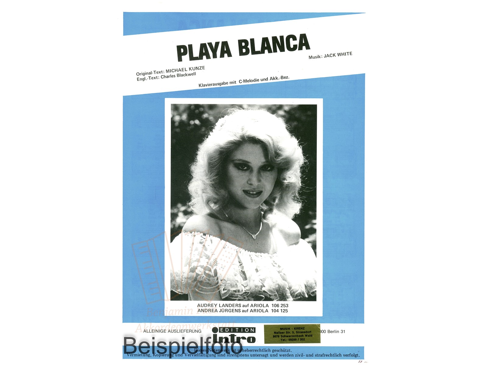 Playa Blanca, Einzelausgabe - Antiquariat Playa Blanca, Einzelausgabe - Antiquariat