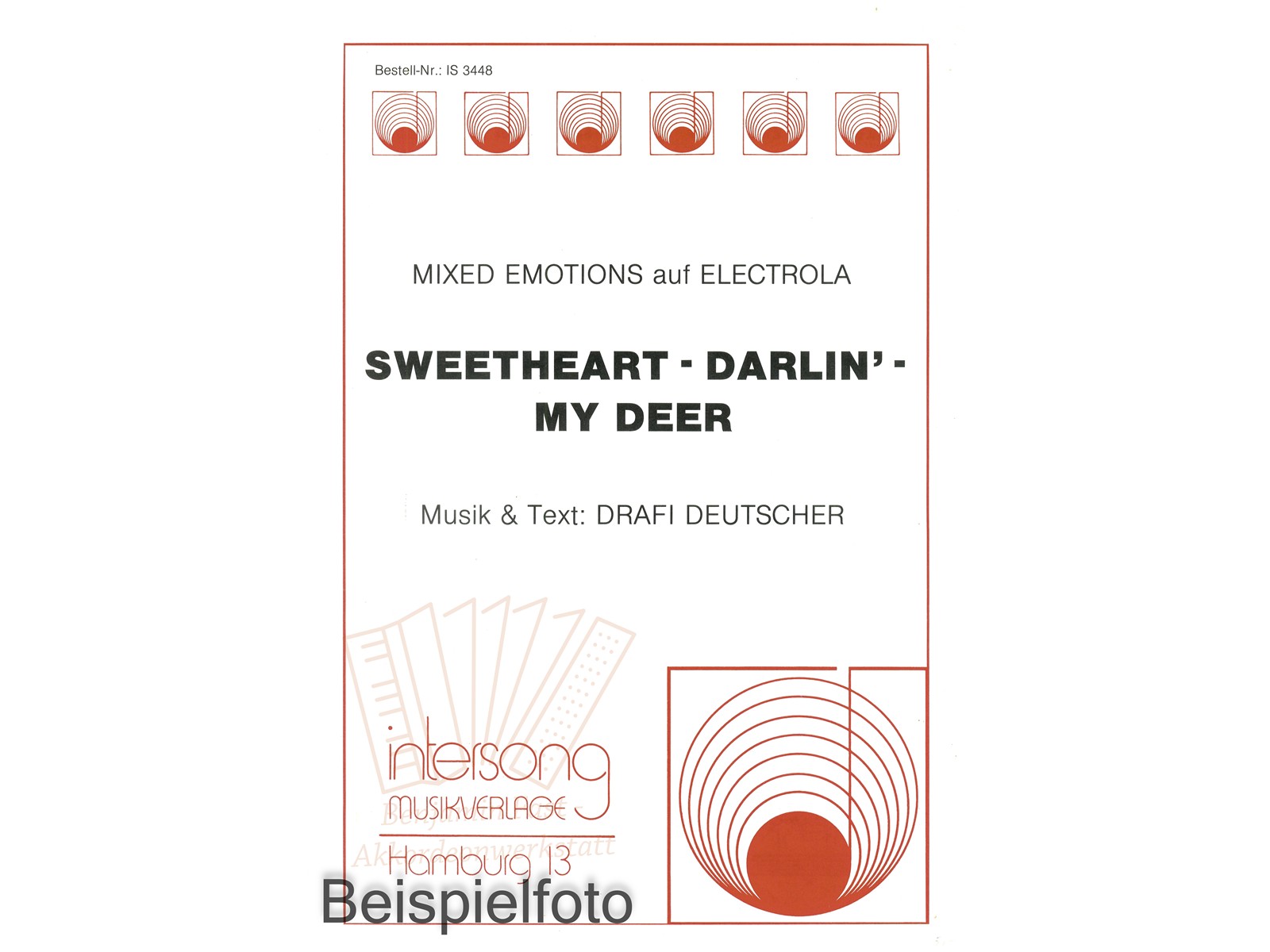 Sweetheart - Darlin' - My deer, Einzelausgabe - Antiquariat Sweetheart - Darlin' - My deer, Einzelausgabe - Antiquariat