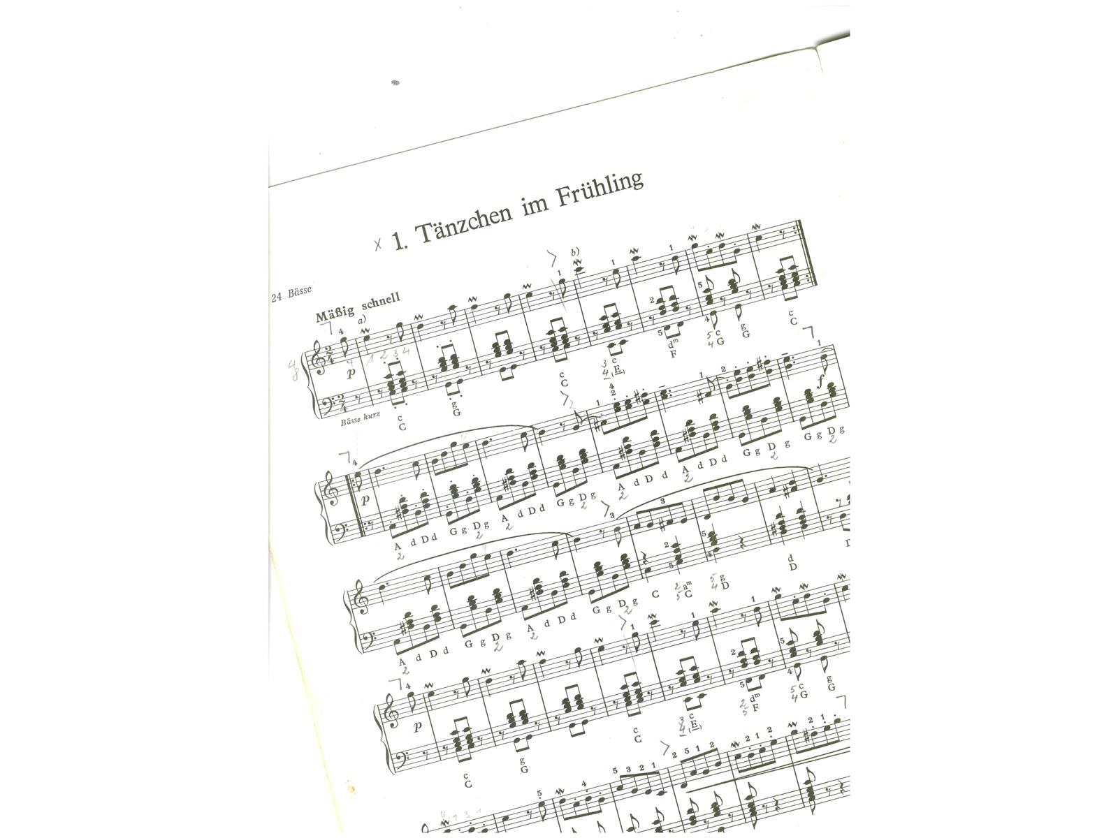 Musikmappe für Akkordeon 1, Bernau - Antiquariat Musikmappe für Akkordeon 1, Bernau - Antiquariat