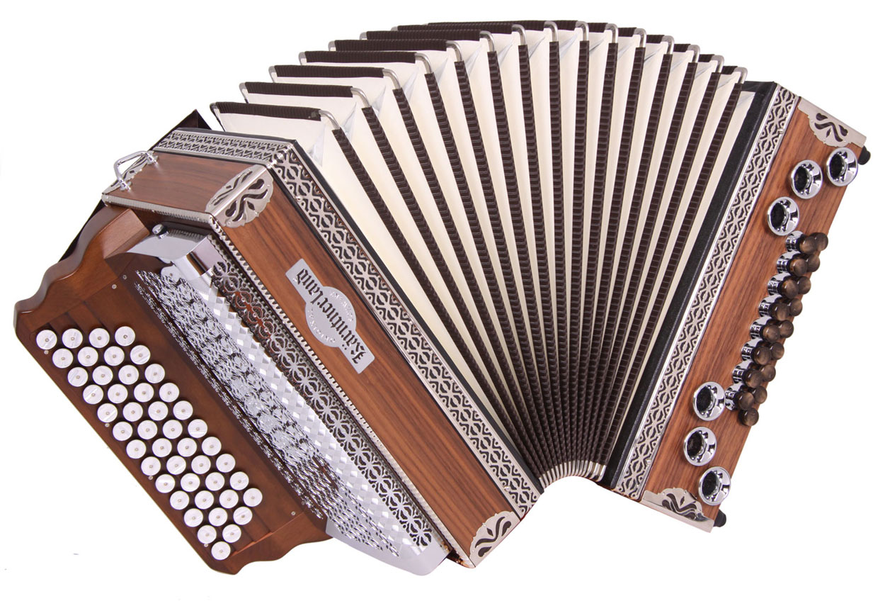 Steirische Harmonika Kärntnerland Edelholz Nuss Steirische Harmonika Kärntnerland Edelholz Nuss C/F/Bb/Eb