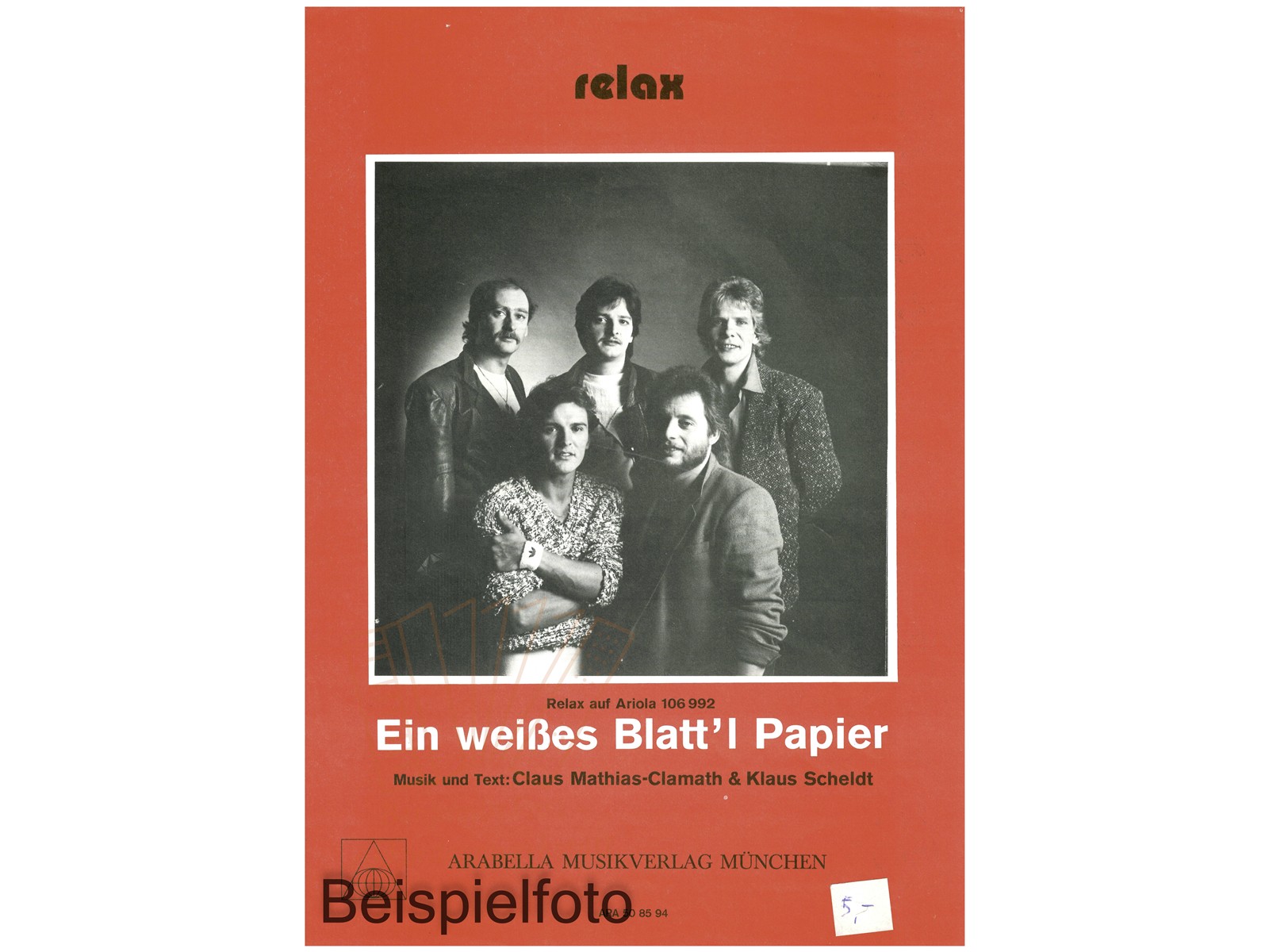 Ein weißen Blatt, Einzelausgabe - Antiquariat Ein weißen Blatt, Einzelausgabe - Antiquariat