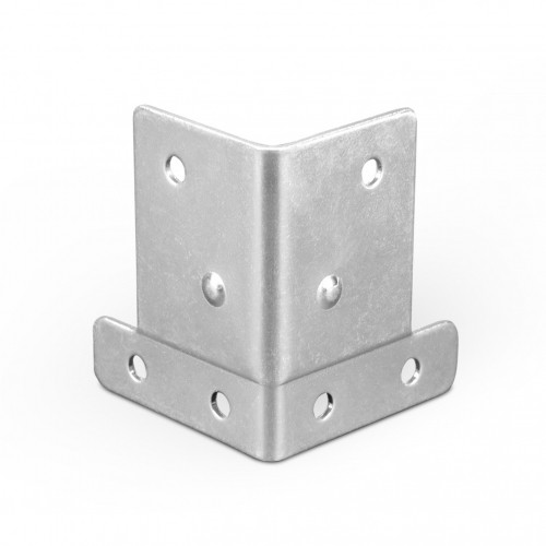 L-Ecke 60 mm x 50 mm gekröpft für 6111, verzinkt L-Ecke 60 mm x 50 mm gekröpft für 6111, verzinkt