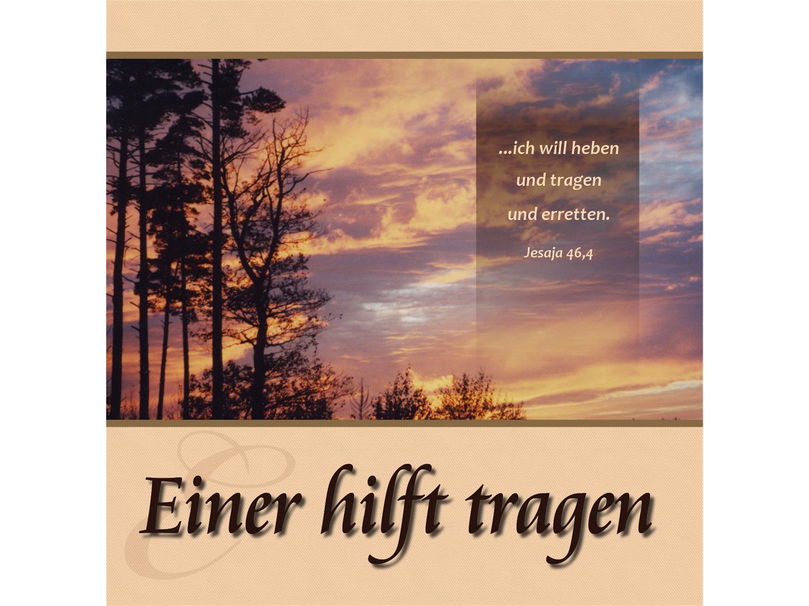 Einer hilft tragen - CD Einer hilft tragen - CD