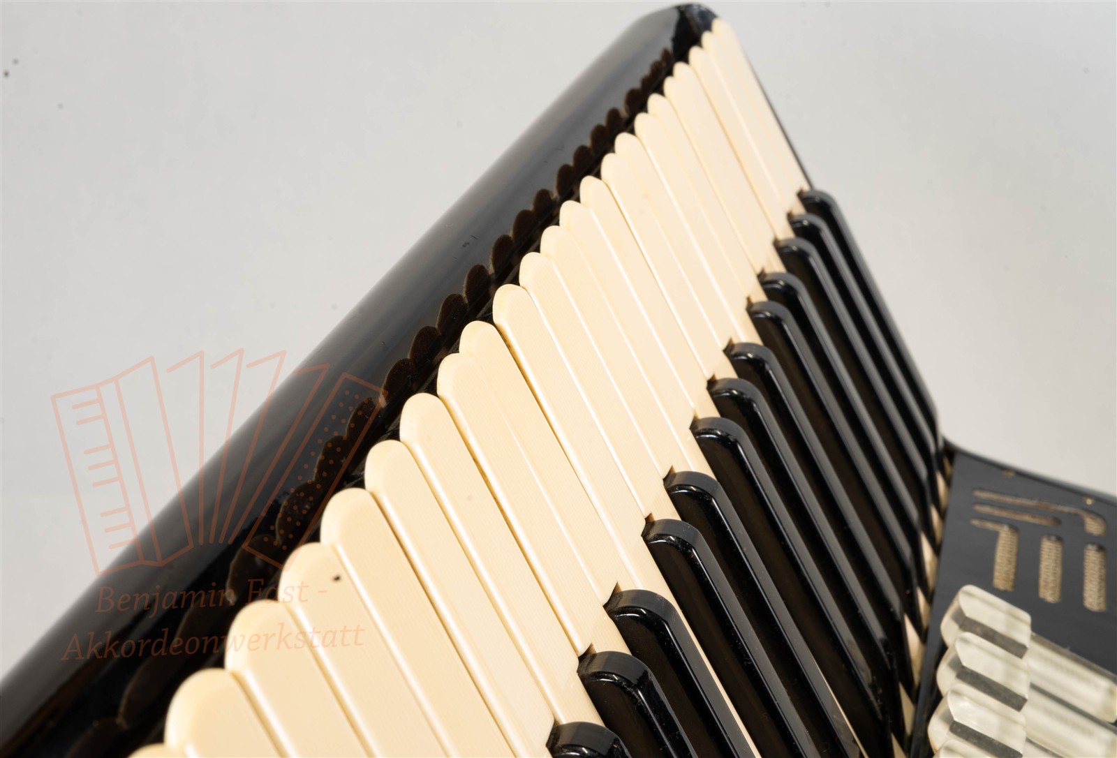 Akkordeon Serenelli 120 Bass schwarz, gebraucht