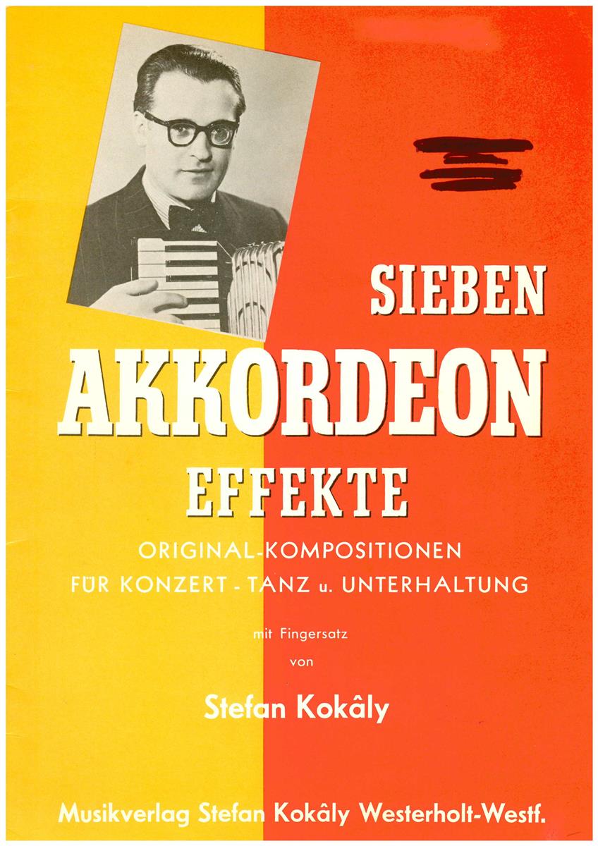 Sieben Akkordeon Effekte, Kokaly - Antiquariat Sieben Akkordeon Effekte, Kokaly - Antiquariat