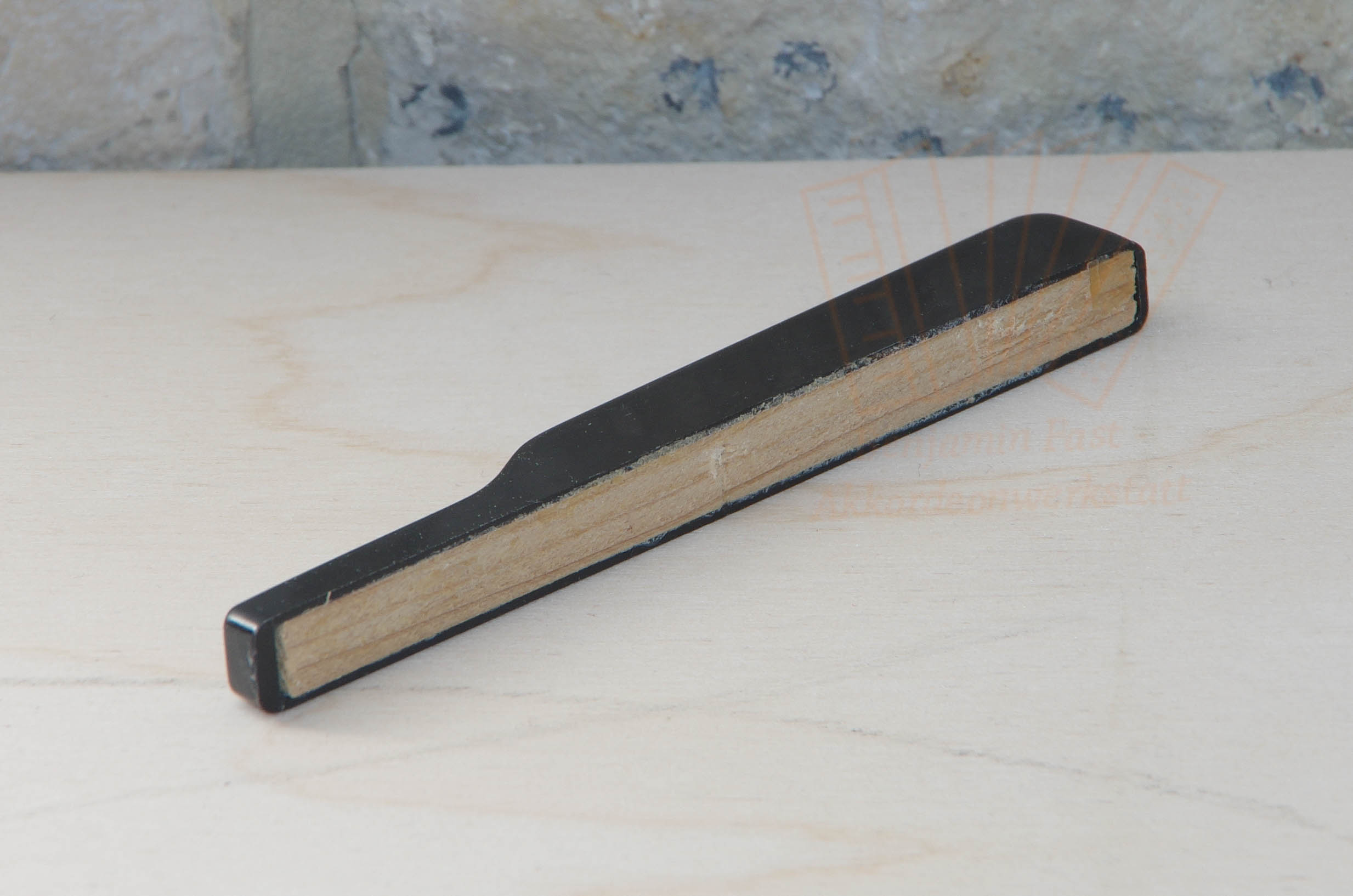 Halbtontasten-Auflage schwarz L10cm - gebraucht Halbtontasten-Auflage schwarz L10cm - gebraucht