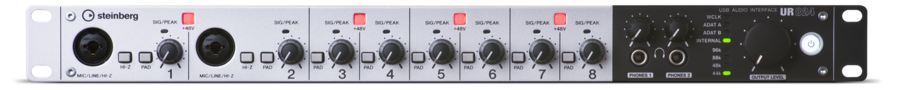 USB-Audiointerface Steinberg UR824 Ultimate Cubase Recording Pack EU