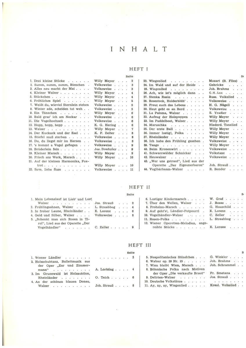 Mein erstes Akkordeonbuch Heft1 - Antiquariat Mein erstes Akkordeonbuch Heft1 - Antiquariat