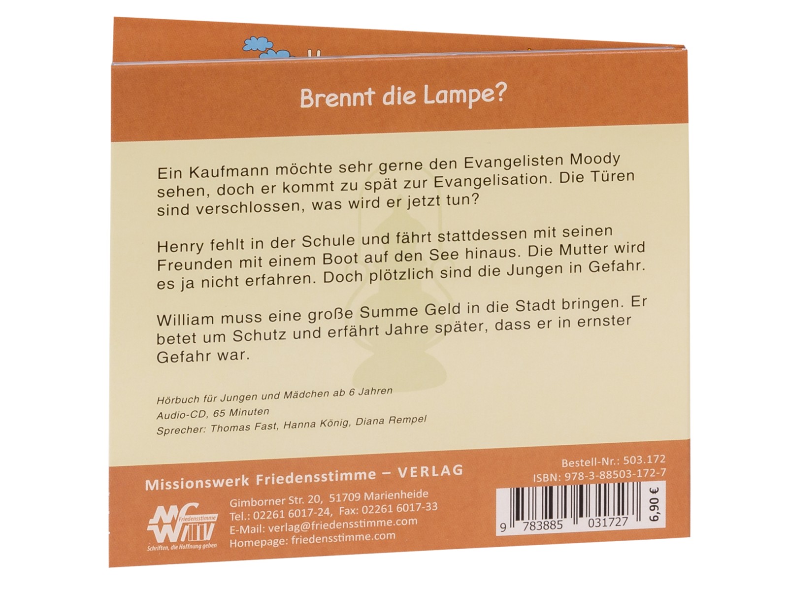 Hörbuch CD - Brennt die Lampe?