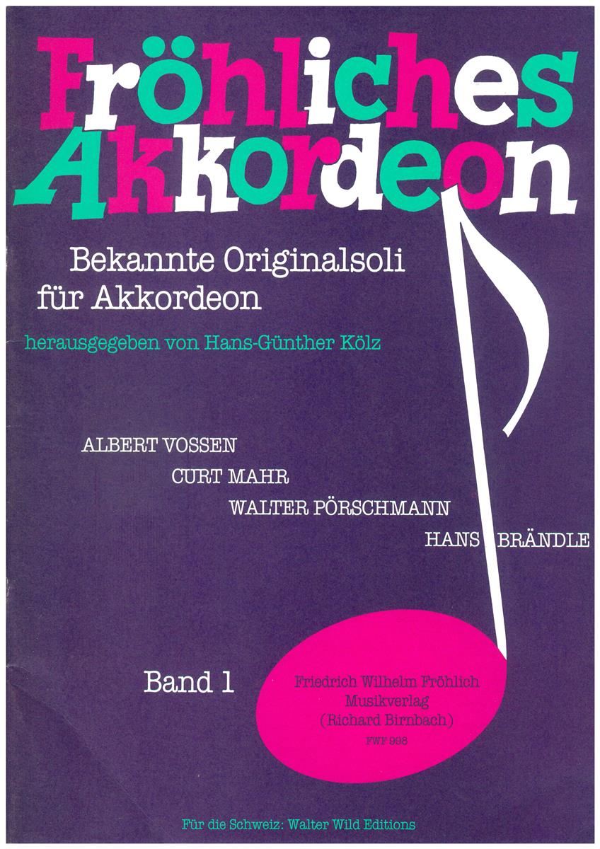 Fröhliches Akkordeon 1, Kölz - Antiquariat Fröhliches Akkordeon 1, Kölz - Antiquariat