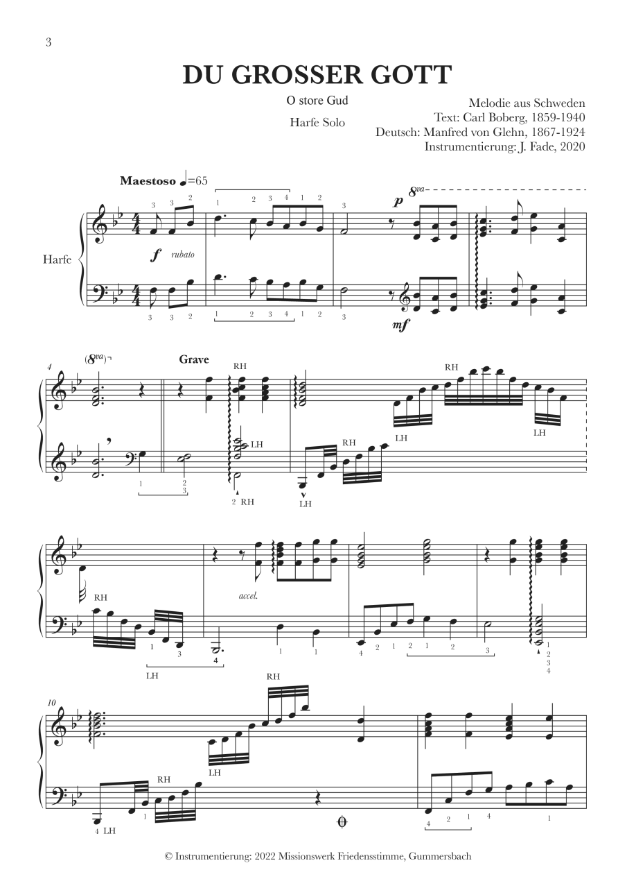 Partitur - Lobt Gott (Heft 3)