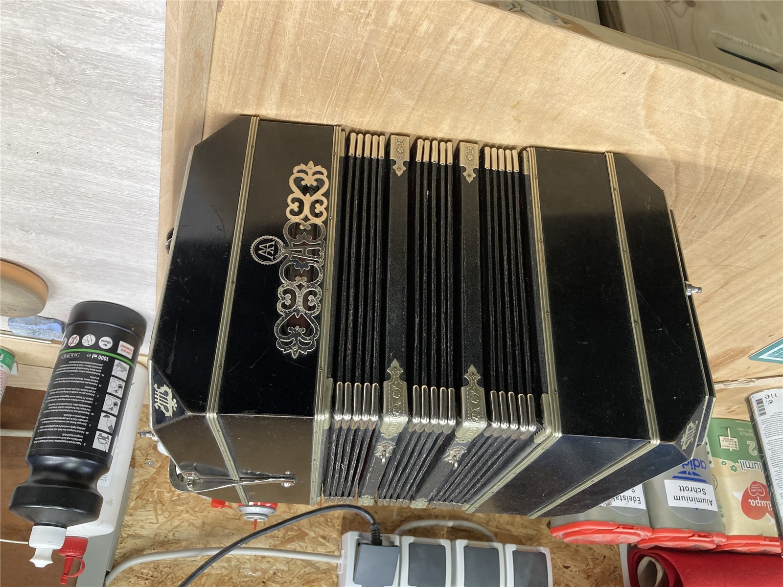 Bandoneon Alfred Arnold 142 Töne schwarz gebraucht