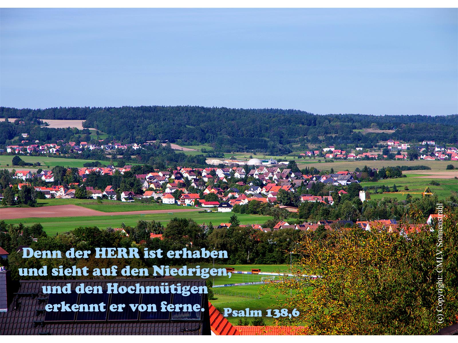 Postkarte Landschaft - Ps138,6