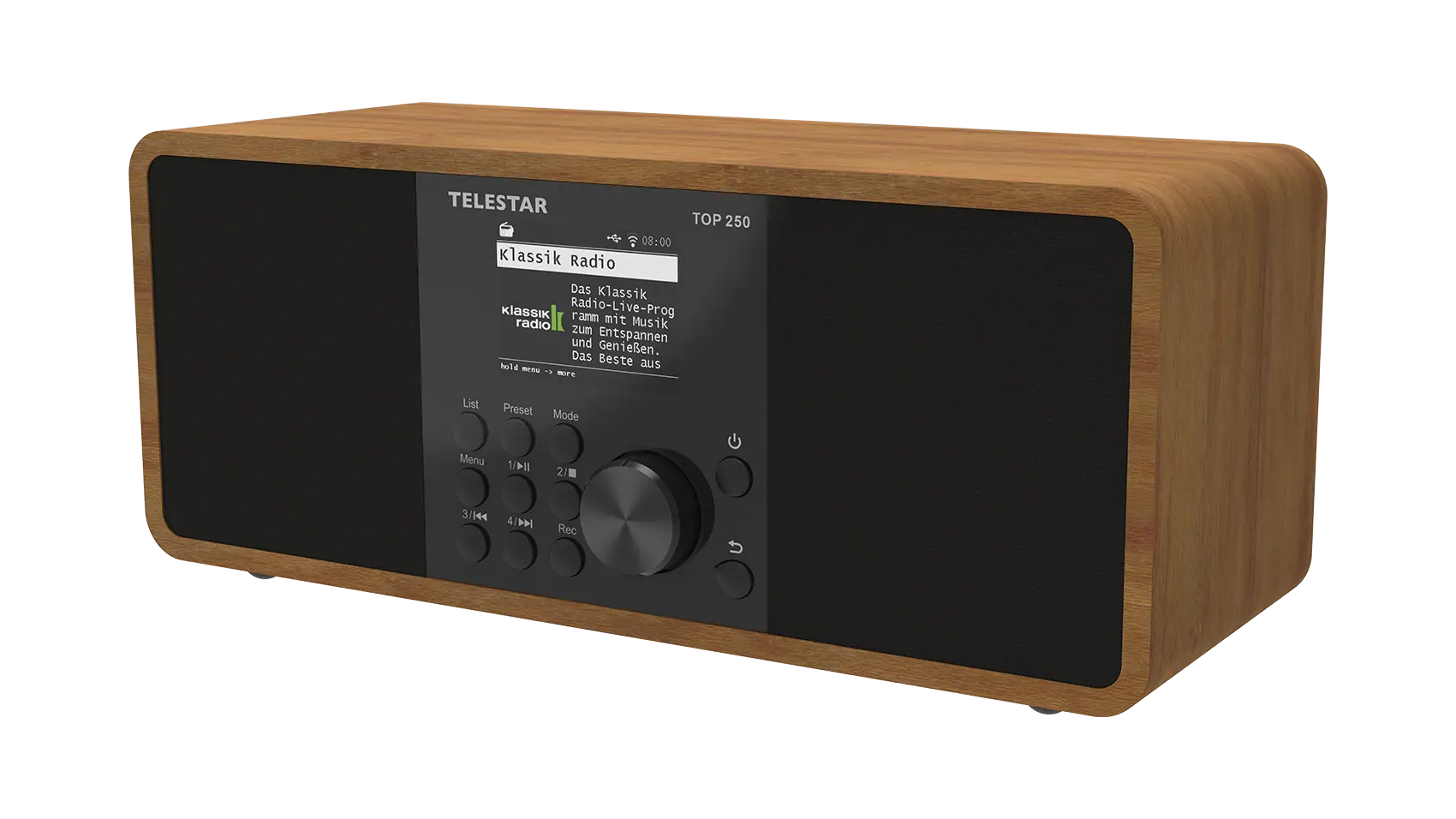 Digitalradio TOP 250 holzoptik