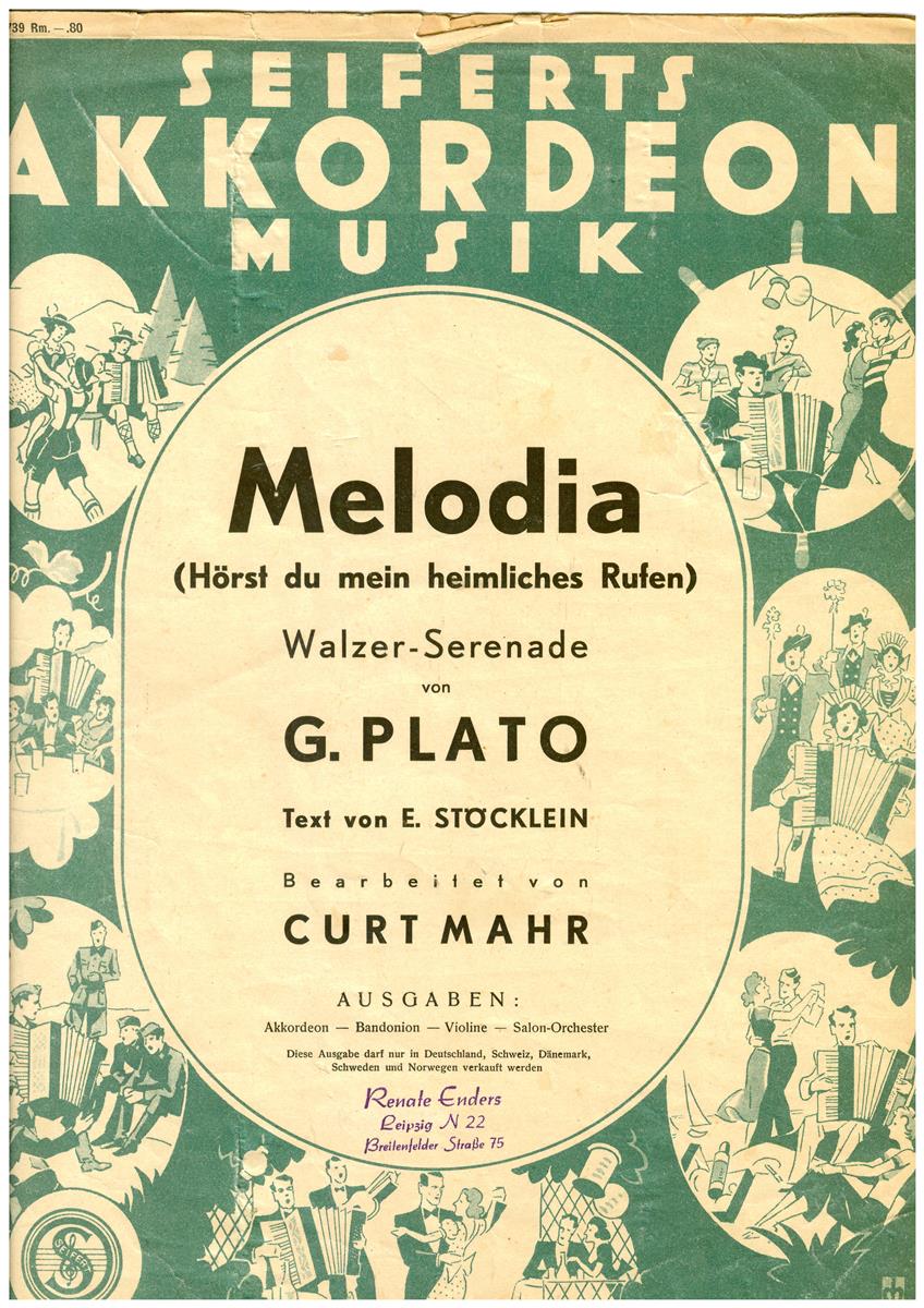 Melodia, Plato - Antiquariat