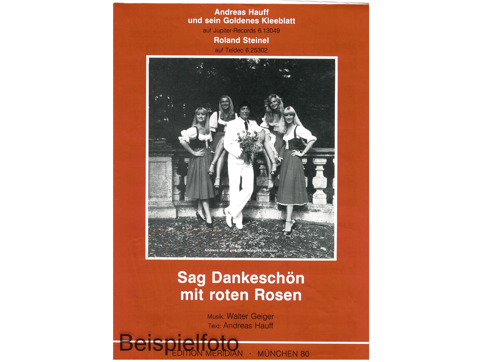 Sag Dankeschön mit roten Rosen, Einzelausgabe - Antiquariat Sag Dankeschön mit roten Rosen, Einzelausgabe - Antiquariat