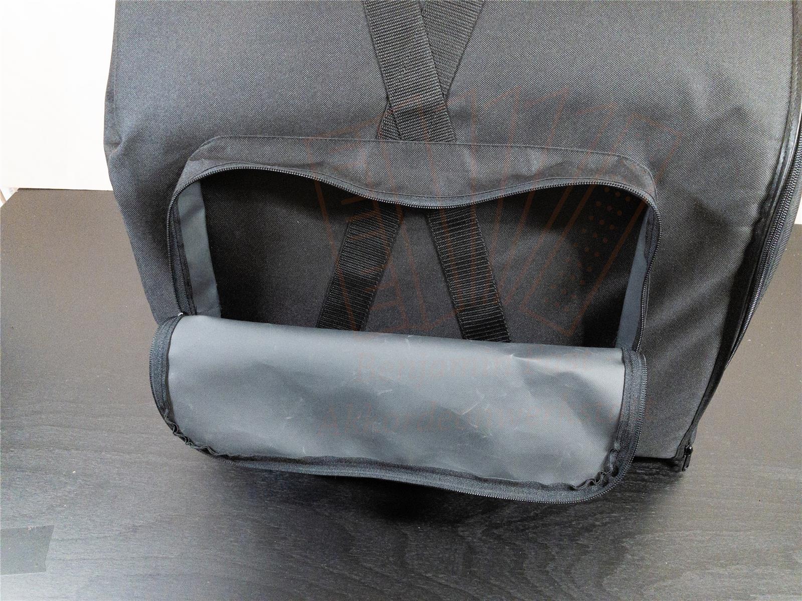 Akkordeontasche für 60 Bass schwarz Gigbag