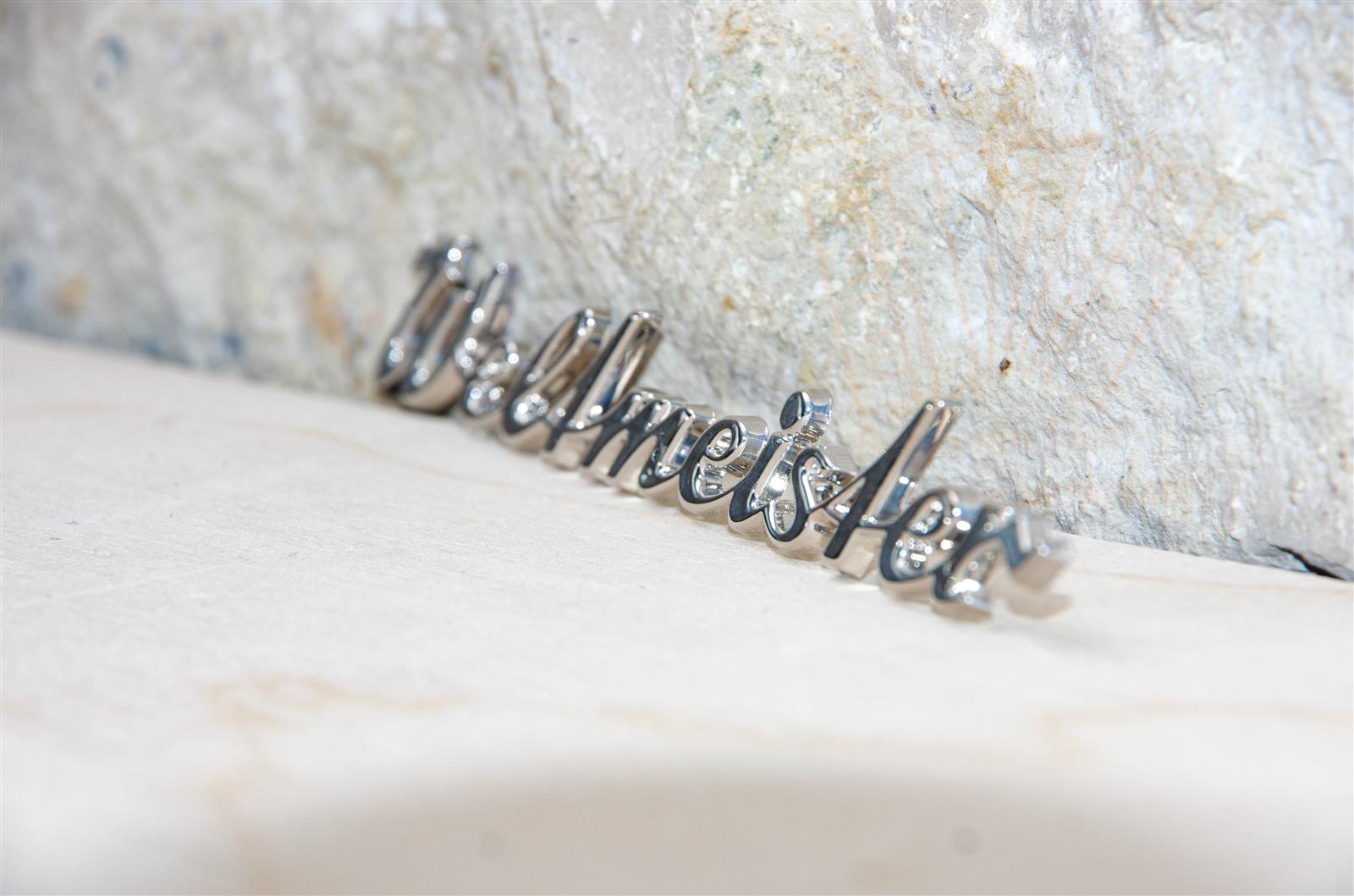 Schriftzug "Weltmeister" plastgalvanisiert (alte Version)