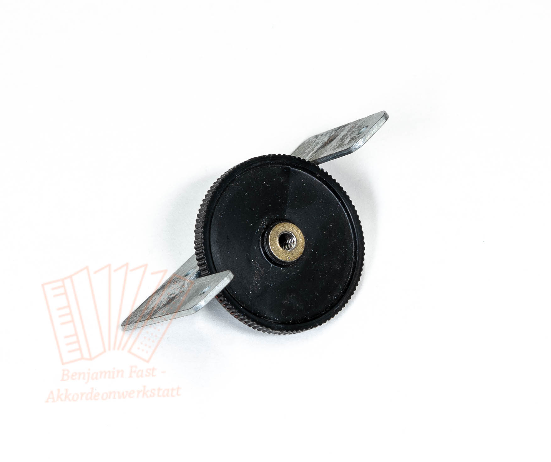 Bassriemen Verstellrad 36mm mit Halter, gebraucht