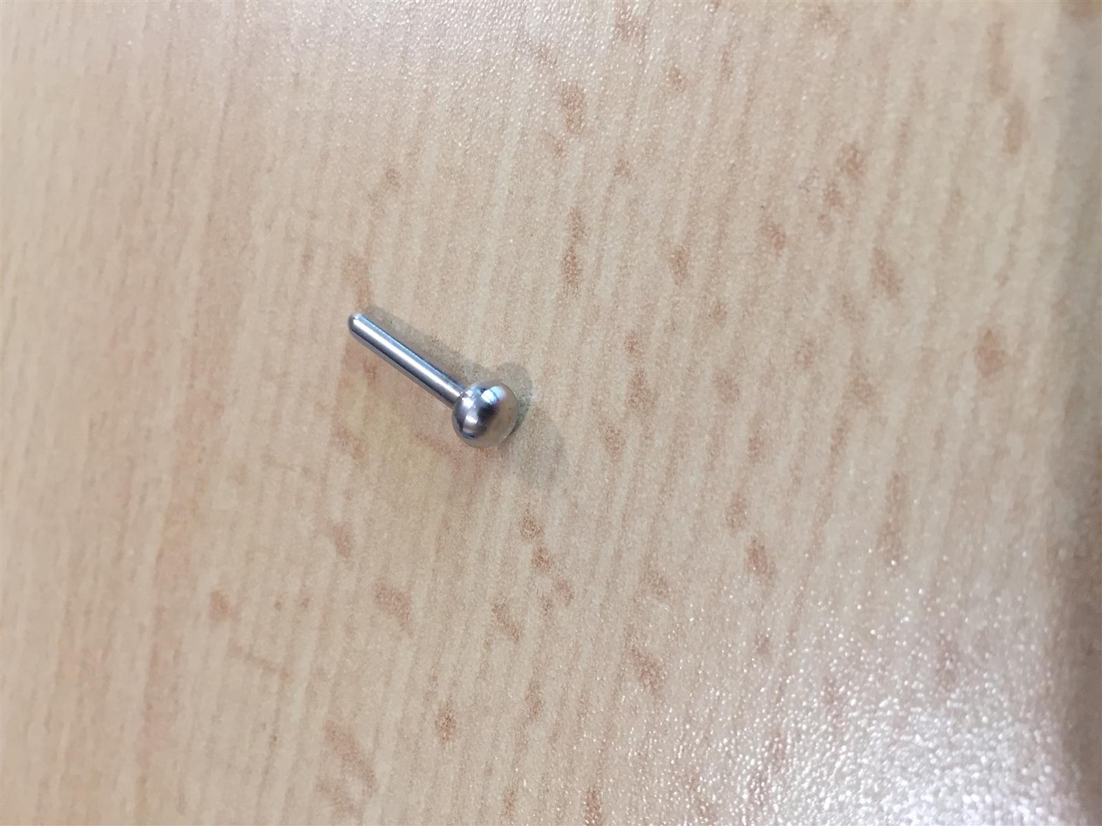 Balgnagel Kugelkopf 2,5x19 mm verchromt