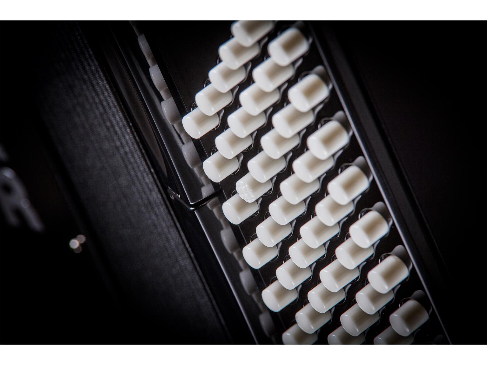 Akkordeon Hohner Amica IV 120 Bass schwarz