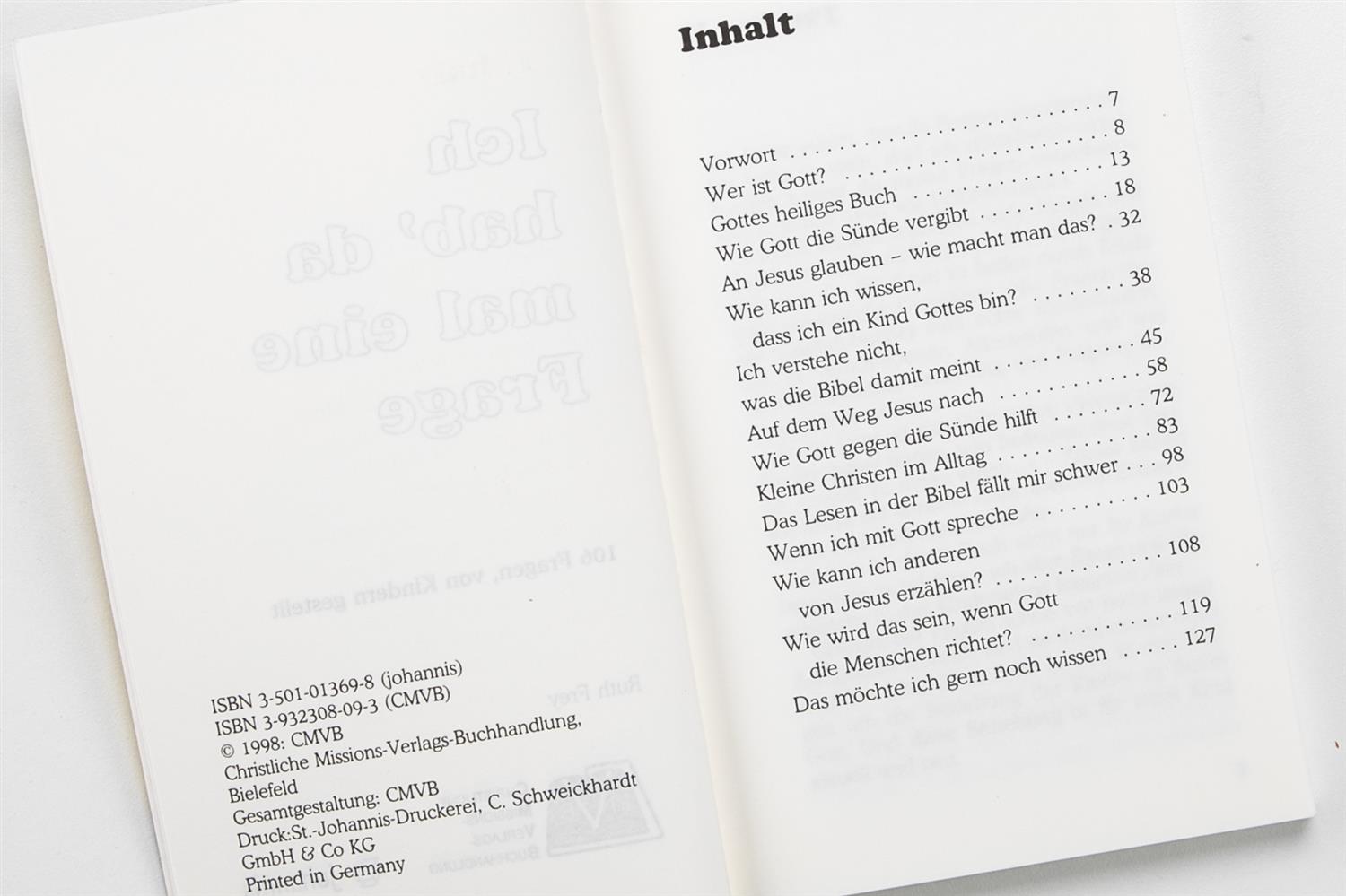 Ich hab' da mal eine Frage