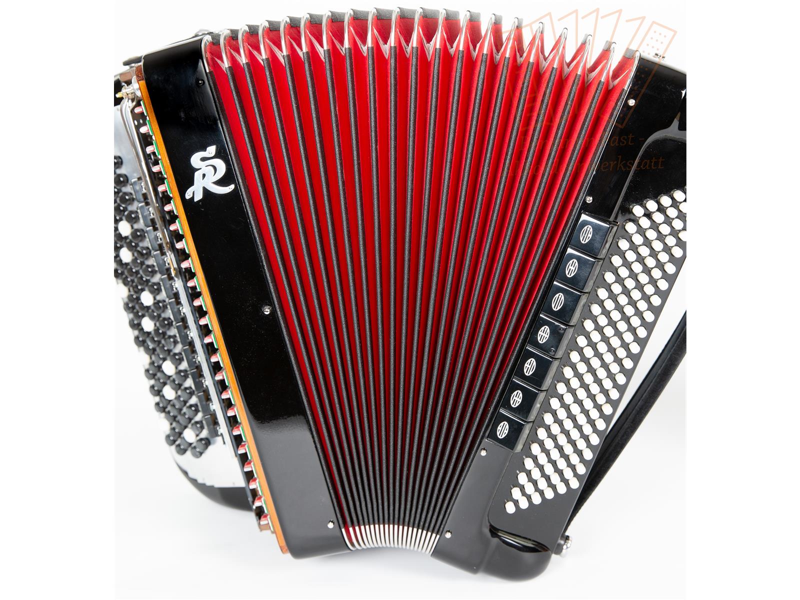 Knopfakkordeon SR Cassotto C-Griff a Mano 4-chörig Sabbatini gebraucht