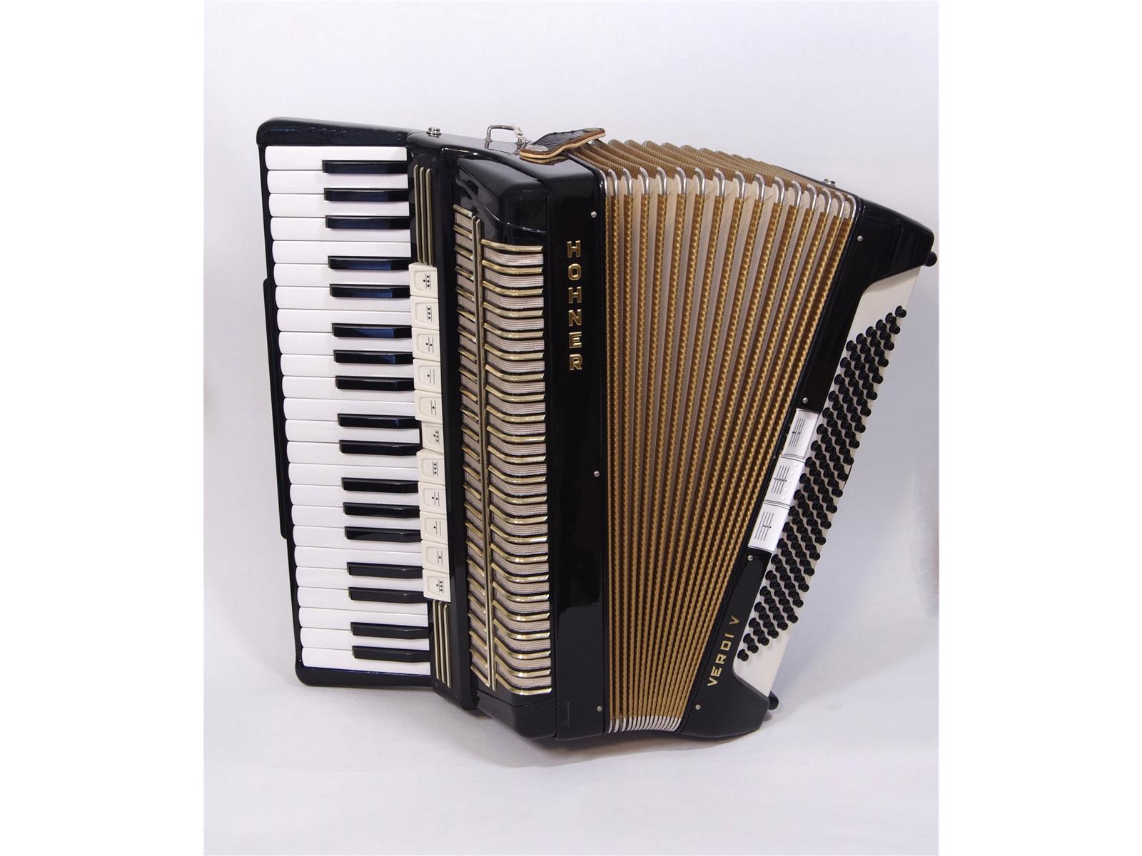 Akkordeon Hohner Verdi V schwarz LMMM 41/120/IV/11/3 - gebraucht