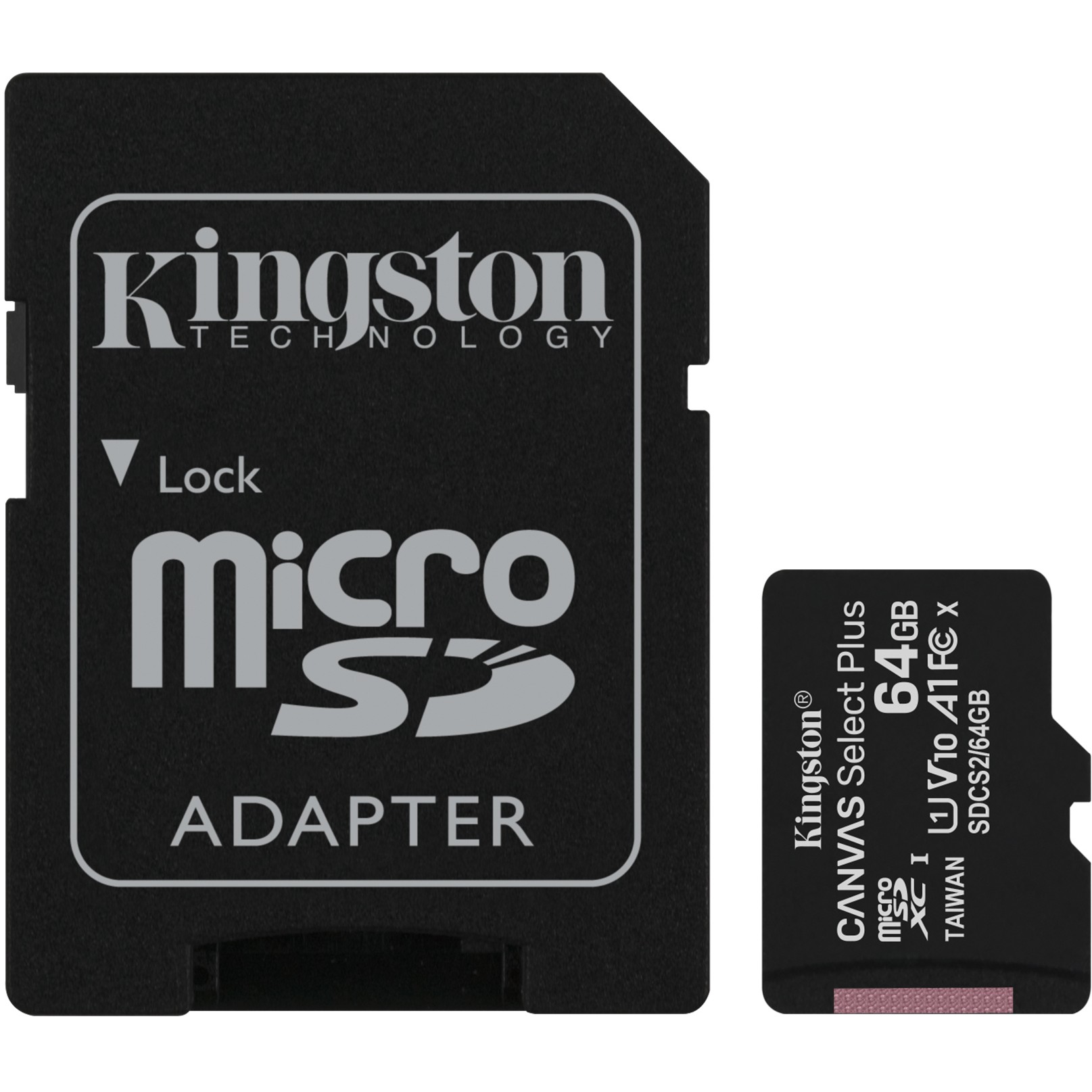 MicroSD Kingston 64GB Canvas Select Plus MircoSDXC 100MB/s SD Karte