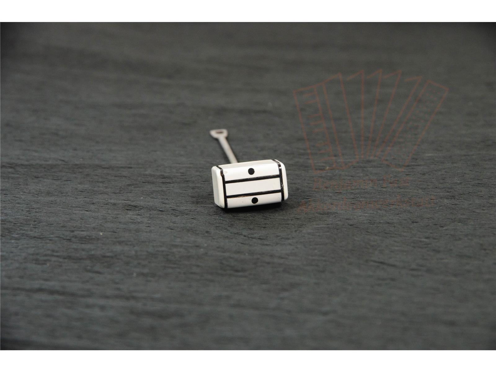 Registerdrücker Diskant Hohner alt gebraucht