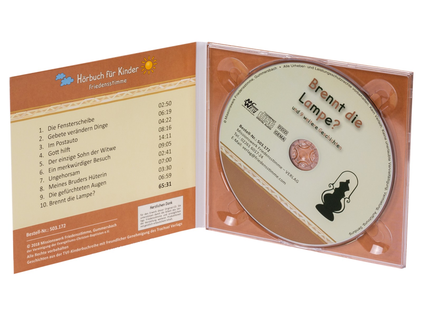 Hörbuch CD - Brennt die Lampe?