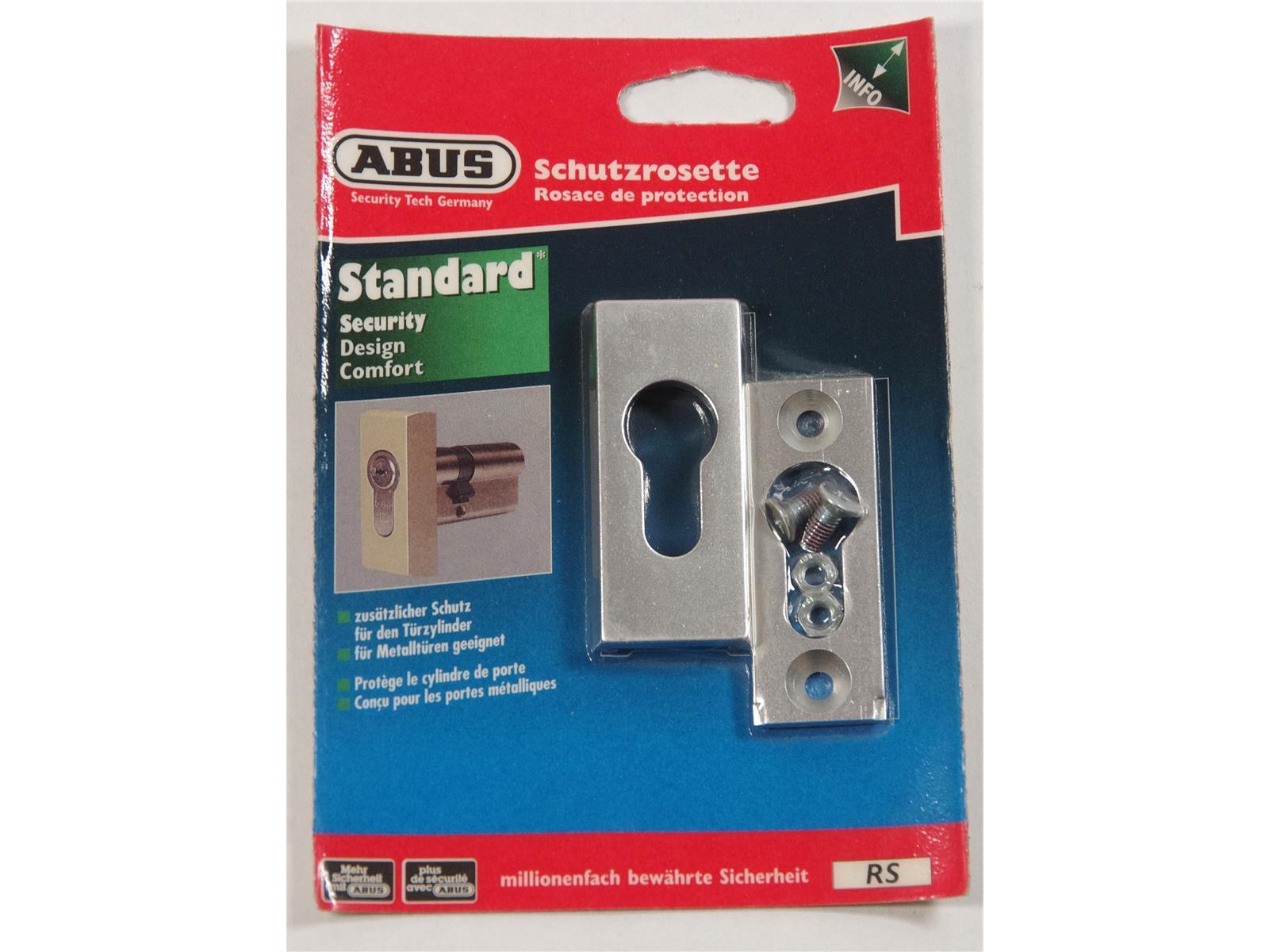 Schutzrosette RS 309 9mm eckig Alu ABUS