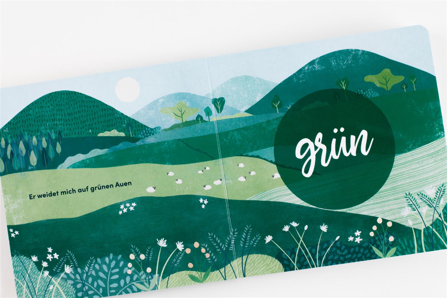 Psalm 23 - Eine Farben-Fibel (Pappebuch)