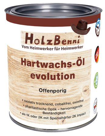 HolzBenni Hartwachs-Öl Evolution 0,25l farblos